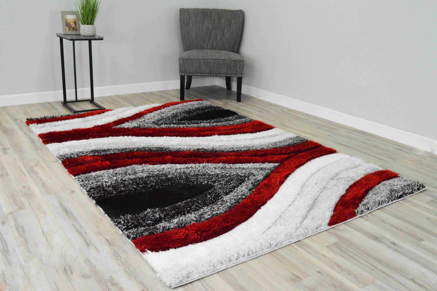 4D SHAGGY Rug Design 6496 /// Soft shaggy rug