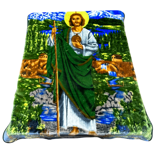 Caliente Baby Blanket – Saint Judas Design (Style F7034)