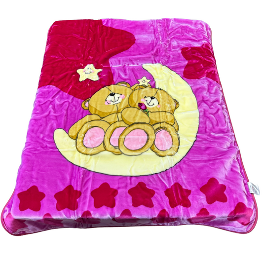 Poptex Baby Blanket – Sweet Girl (Pink, Style 1162)