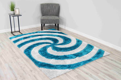 4D SHAGGY Rug Design 6484 /// 5x7 shag rug