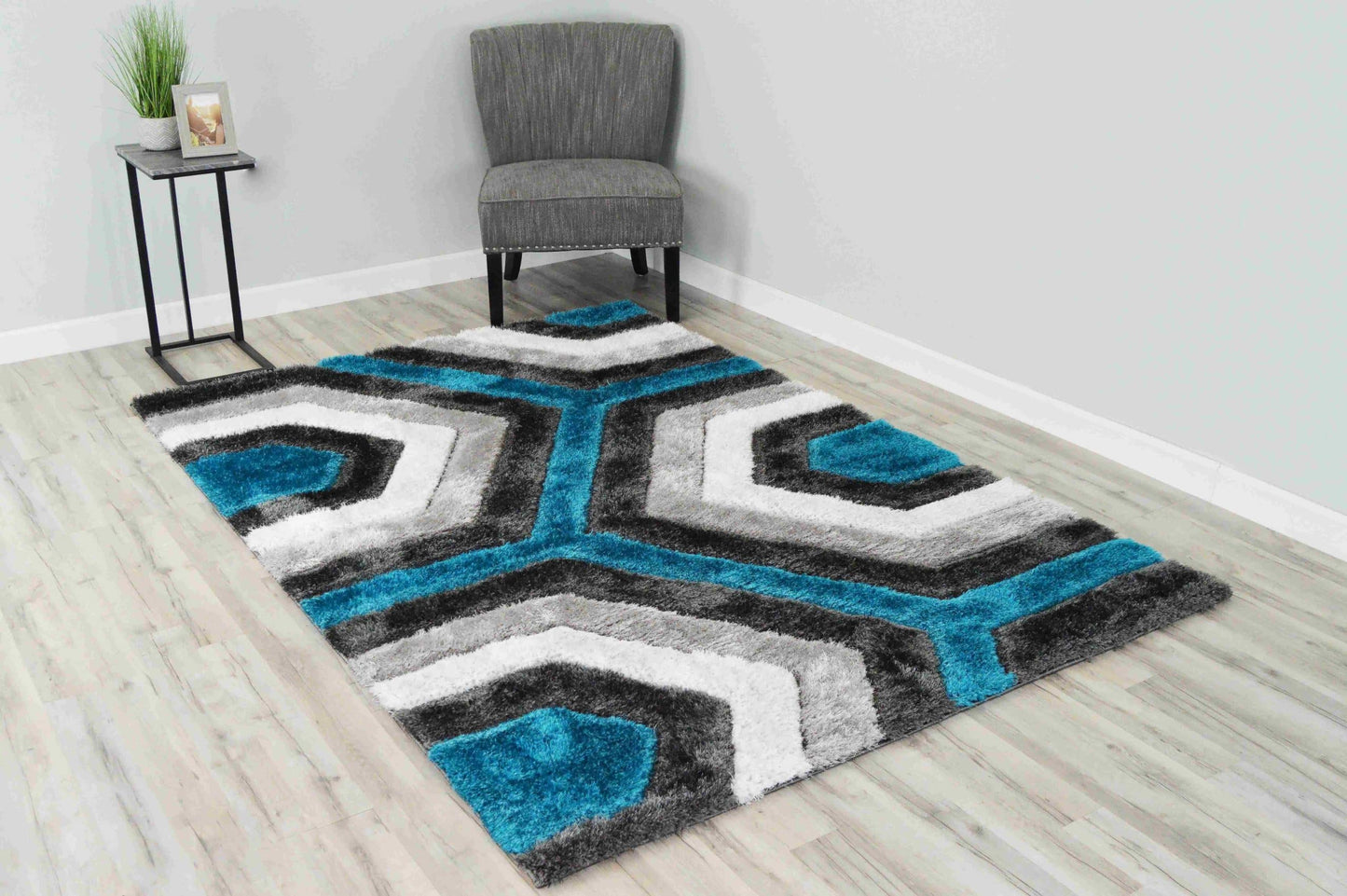 4D SHAGGY Rug Design 6485 /// Shaggy rug online