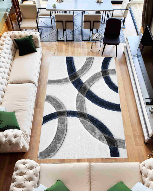 4D SHAGGY Rug Design 6491 /// Luxury shaggy rugs