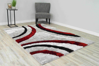 4D SHAGGY Rug Design 6495 /// Large shaggy rug