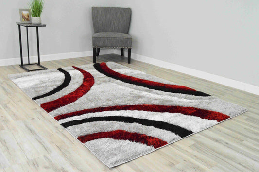 4D SHAGGY Rug Design 6495 /// Large shaggy rug
