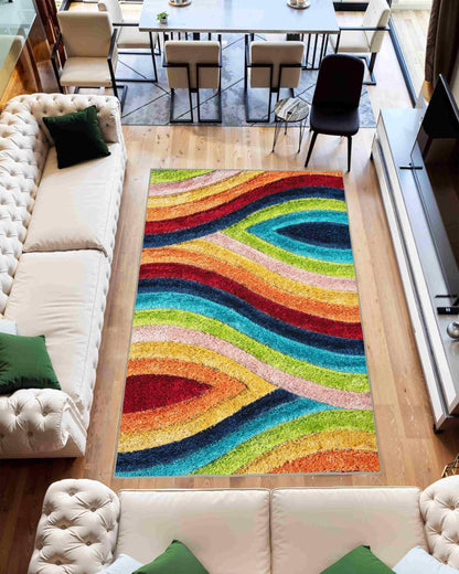 4D SHAGGY Rug Design 6496 /// Soft shaggy rug