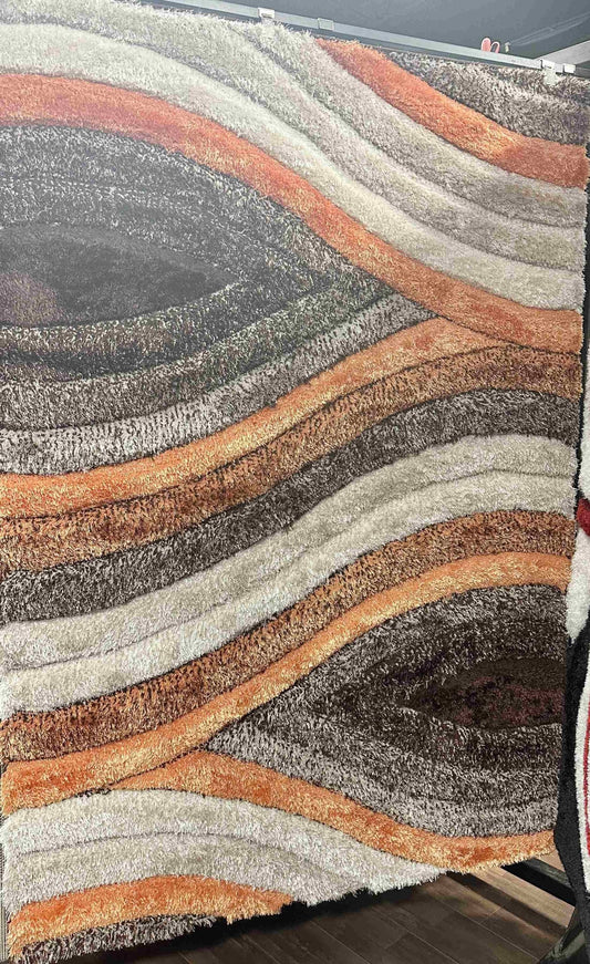 4D SHAGGY Rug Design 6496 /// Soft shaggy rug