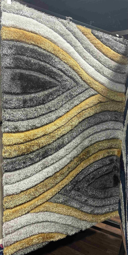 4D SHAGGY Rug Design 6496 /// Soft shaggy rug